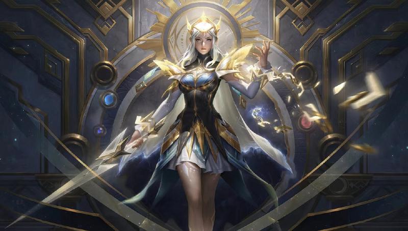 王者露娜新皮肤去衣服海报