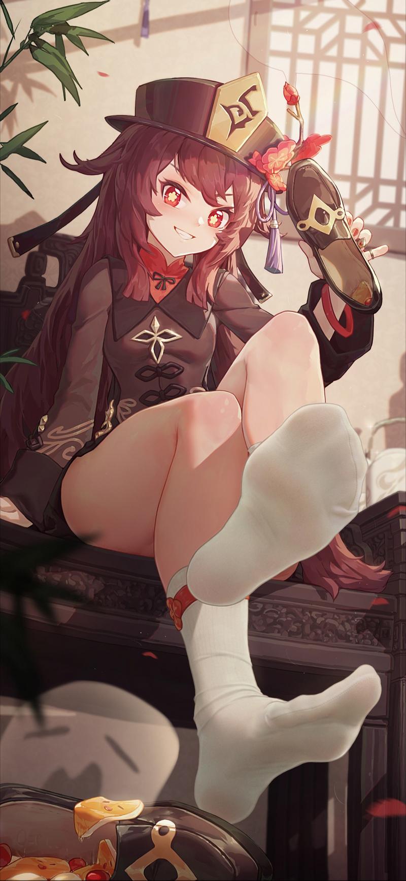 原神胡桃的脚丫