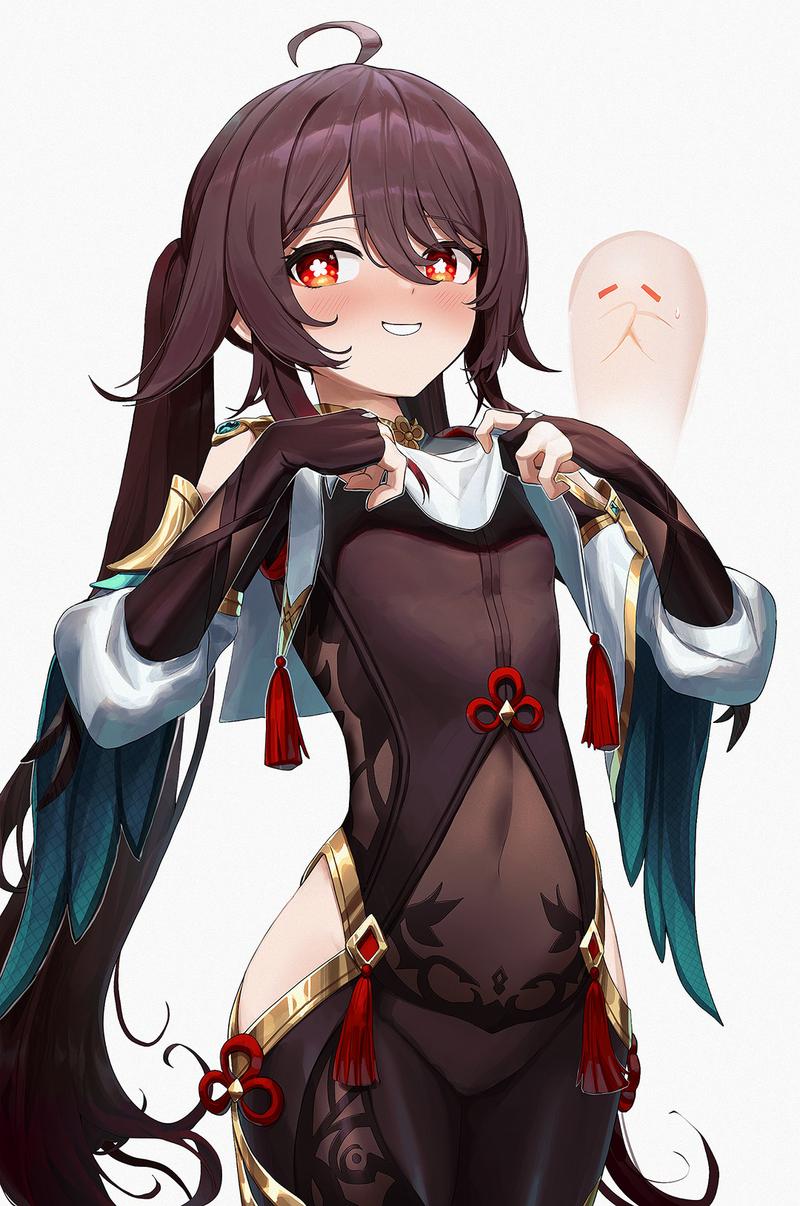 胡桃穿申鹤衣服美图