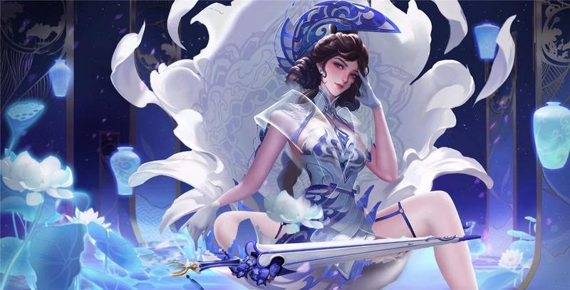 王者荣耀p图露娜瓷语鉴心去yi图