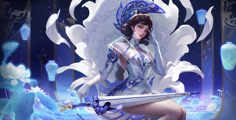 王者露娜瓷语鉴心去布料