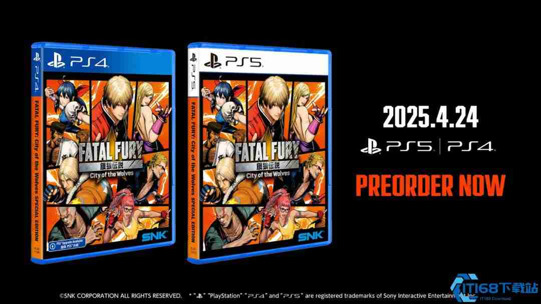新世代格斗盛宴!《饿狼传说:群狼之城》PS5/PS4亚洲实体版今日开放预约