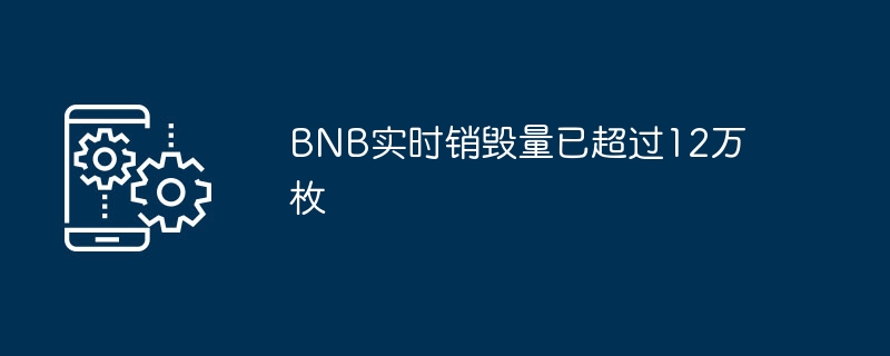BNB实时销毁量已超过12万枚