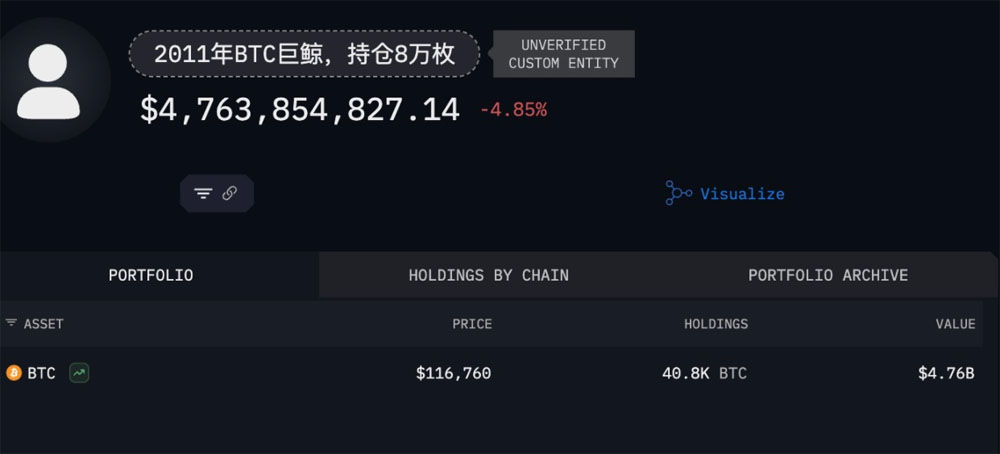 持有八万枚BTC的远古巨鲸苏醒转入Galaxy Digital 市场会暴跌吗？