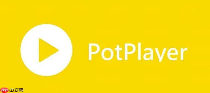 PotPlayer播放器怎么调整字幕同步 PotPlayer字幕时间轴校准