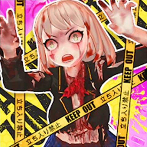 动漫女孩僵尸猎人