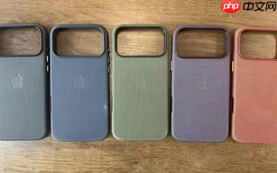 iPhone 17手机壳曝光 名为&ldquo;TechWoven&rdquo;拥有多款配色