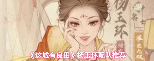 这城有良田杨玉环怎么配队