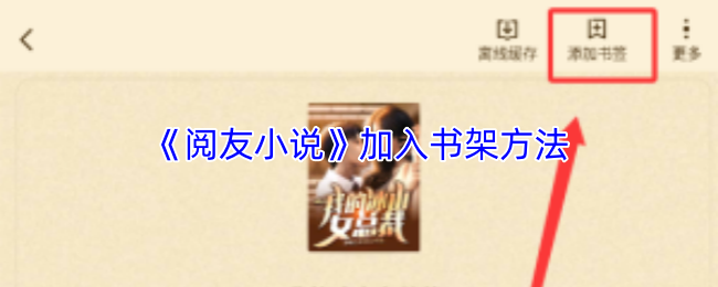 阅友小说怎么加入书架
