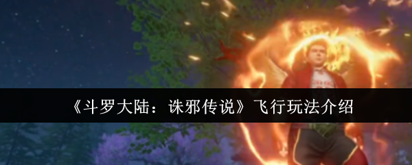 斗罗大陆诛邪传说怎么飞行