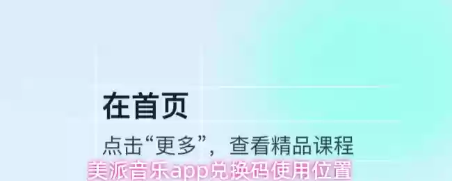 美派音乐app兑换码怎么使用