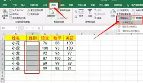 如何设置Word表格数据有效性