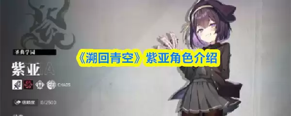 溯回青空紫亚怎么样