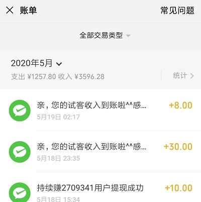 手机兼职赚钱收益