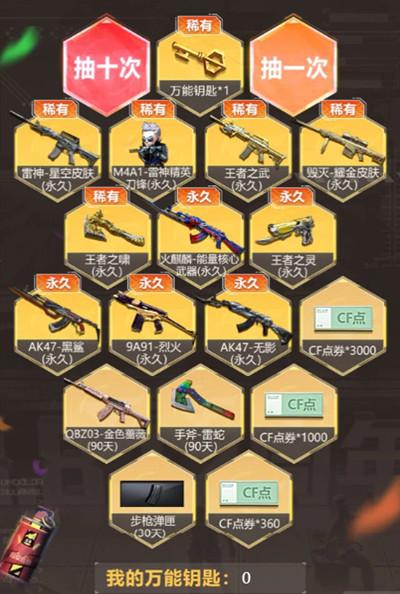 CF8月枪王自助餐活动网址，开通SVIP抽好礼图片2