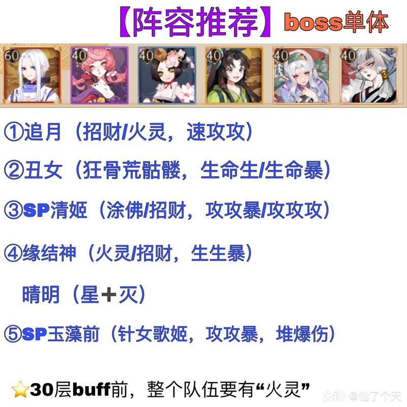 阴阳师彼世之花爬塔最佳阵容推荐