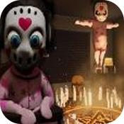 浅黄色幼稚可怕指示