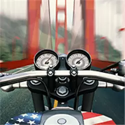 摩托骑士遨游美国