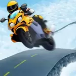 摩托车空中跳跃