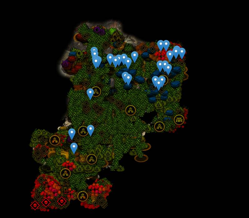 新世界资源在哪里？全地图资源标记点位图示一览