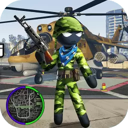 火柴人绳索英雄特种兵