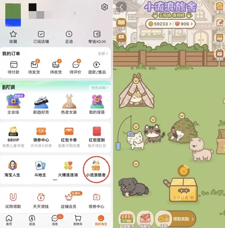 淘宝3月31日上线小流浪旅舍