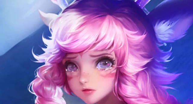 王者荣耀瑶翻白眼的三个新表情，萌萌哒样子去内遮挡物图无圣光无爱心