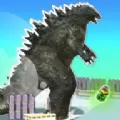 哥斯拉拆房子游戏