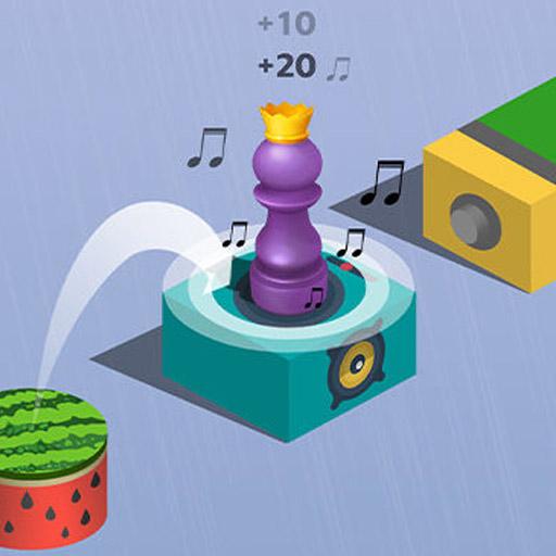 跳格子逃亡游戏