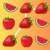 水果拼图连线游戏