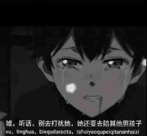 嘘听话别去打扰她她还要去陪其他男孩子图片