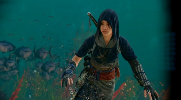 刺客信条影怎么潜水