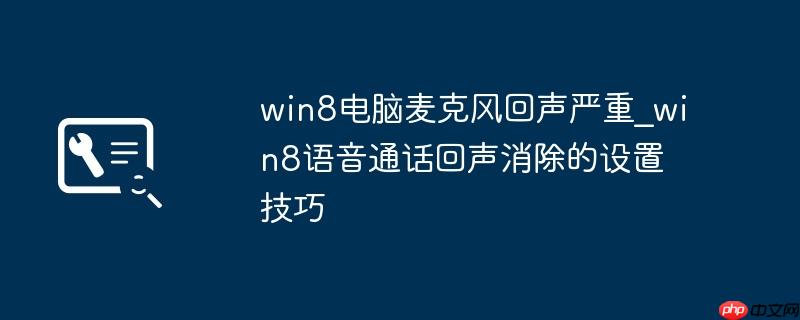 win8电脑麦克风回声严重_win8语音通话回声消除的设置技巧