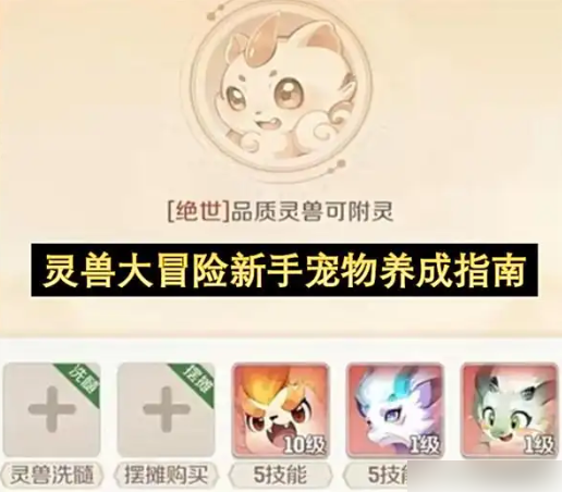 灵兽大冒险攻略图文