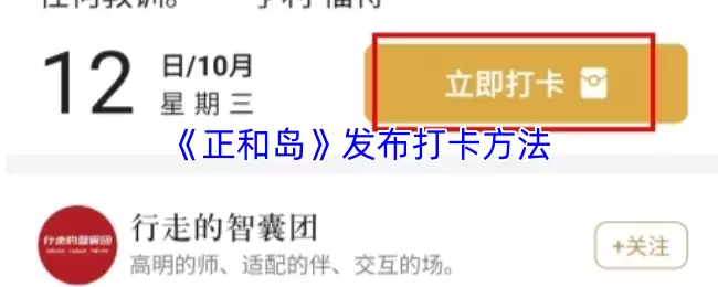 正和岛打卡攻略：高效签到与互动方法详解