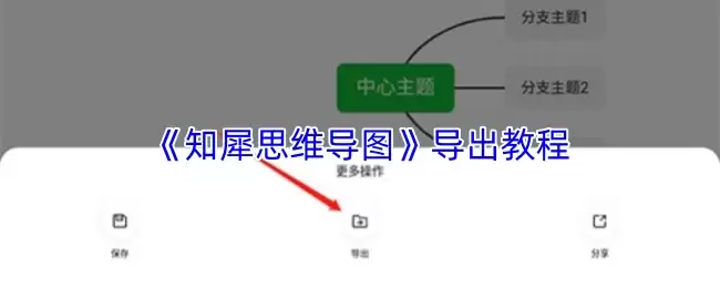 知犀思维导图导出步骤详解：3分钟掌握多种格式导出
