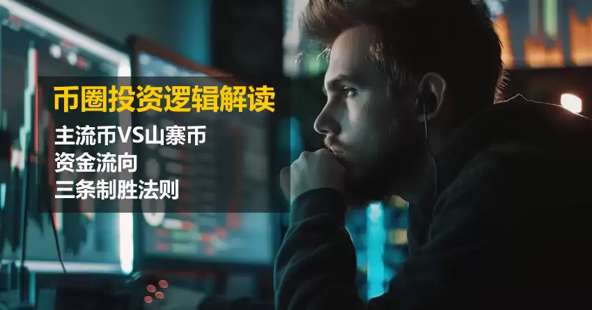 币圈投资逻辑解读:主流币VS山寨币、资金流向、三条制胜法则