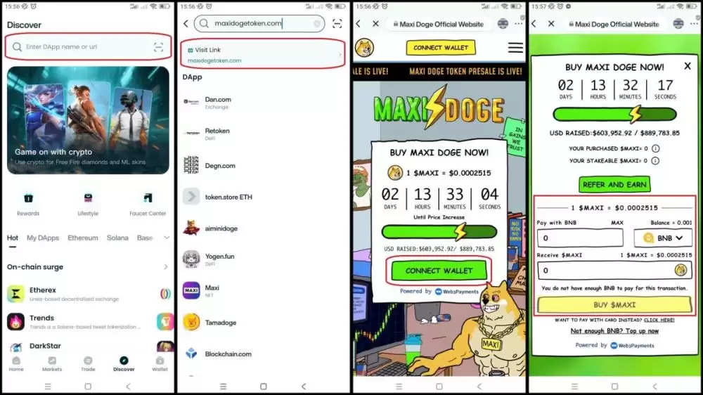 Maxi Doge(MAXI币)预售指南:什么是$MAXI代币以及如何加入预售？