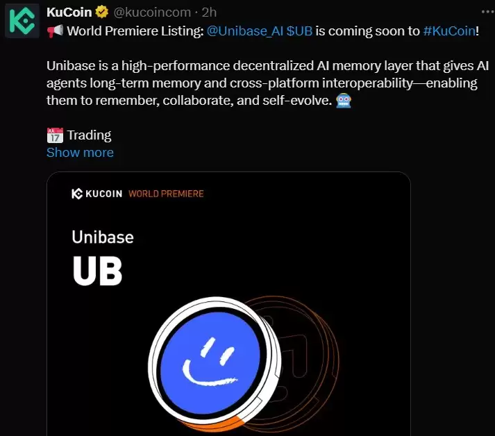 Unibase(UB)币是什么？怎么样？Unibase上市日期及价格预期