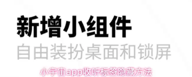 小宇宙App隐藏收听标签：详细功能介绍与操作指南