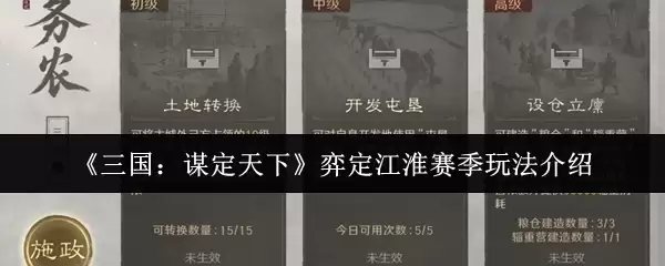 弒定江淮赛季攻略：玩法解析与快速上手指南