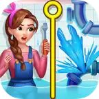 房屋设计女孩的家居