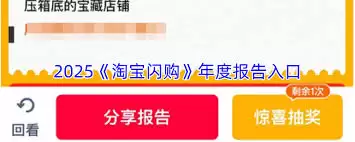 淘宝闪购年度报告查看攻略（附官方入口）