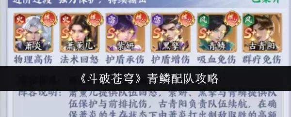 青鸾阵容搭配攻略：高效队伍组建与实战详解