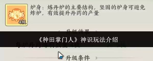 神祇玩法解析：种田掌门人全攻略