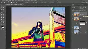 ps如何设置木刻磨砂滤镜