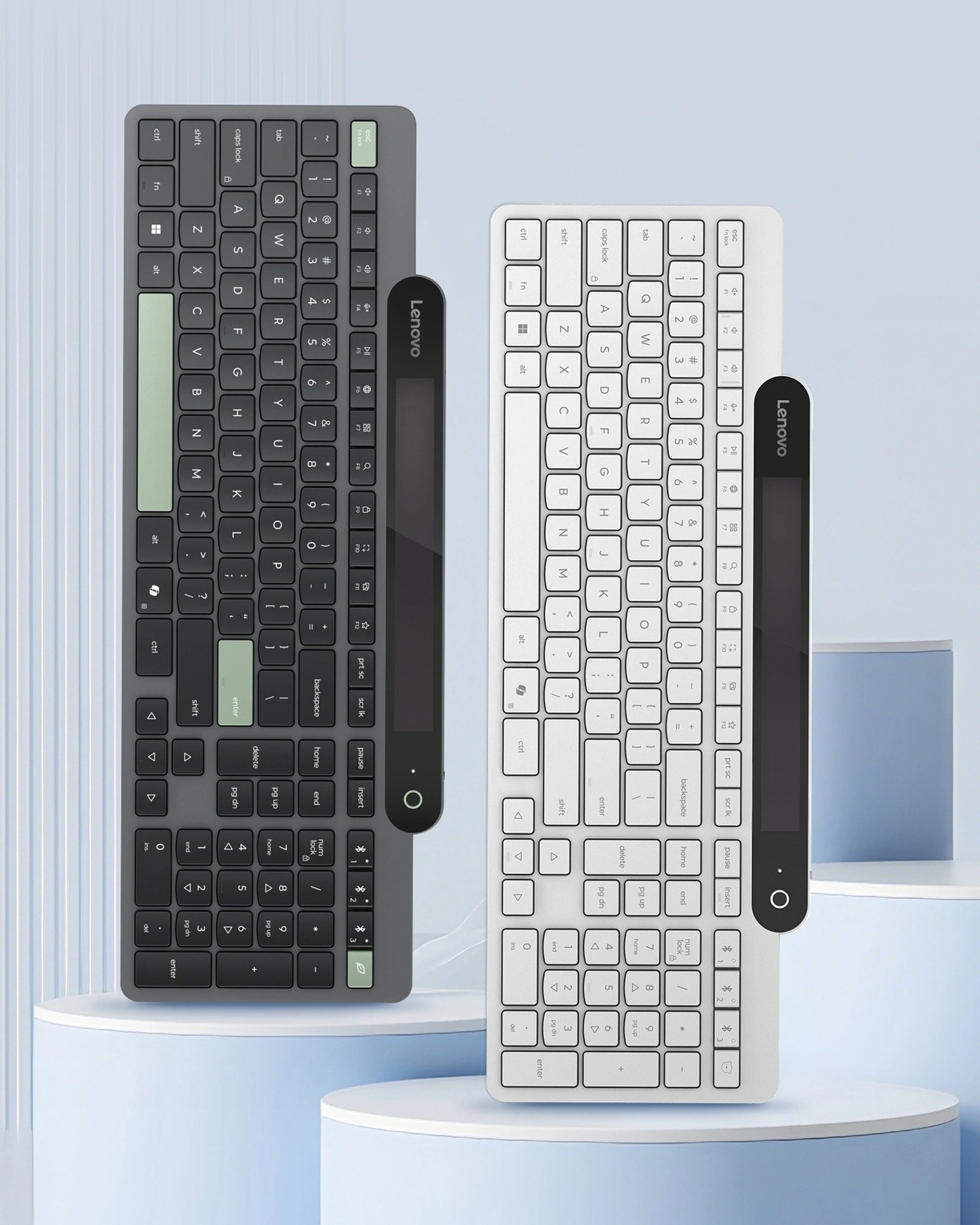 联想 Lenovo 800 光能蓝牙键盘国行上市：满电纯黑暗续航 30 天，249 元