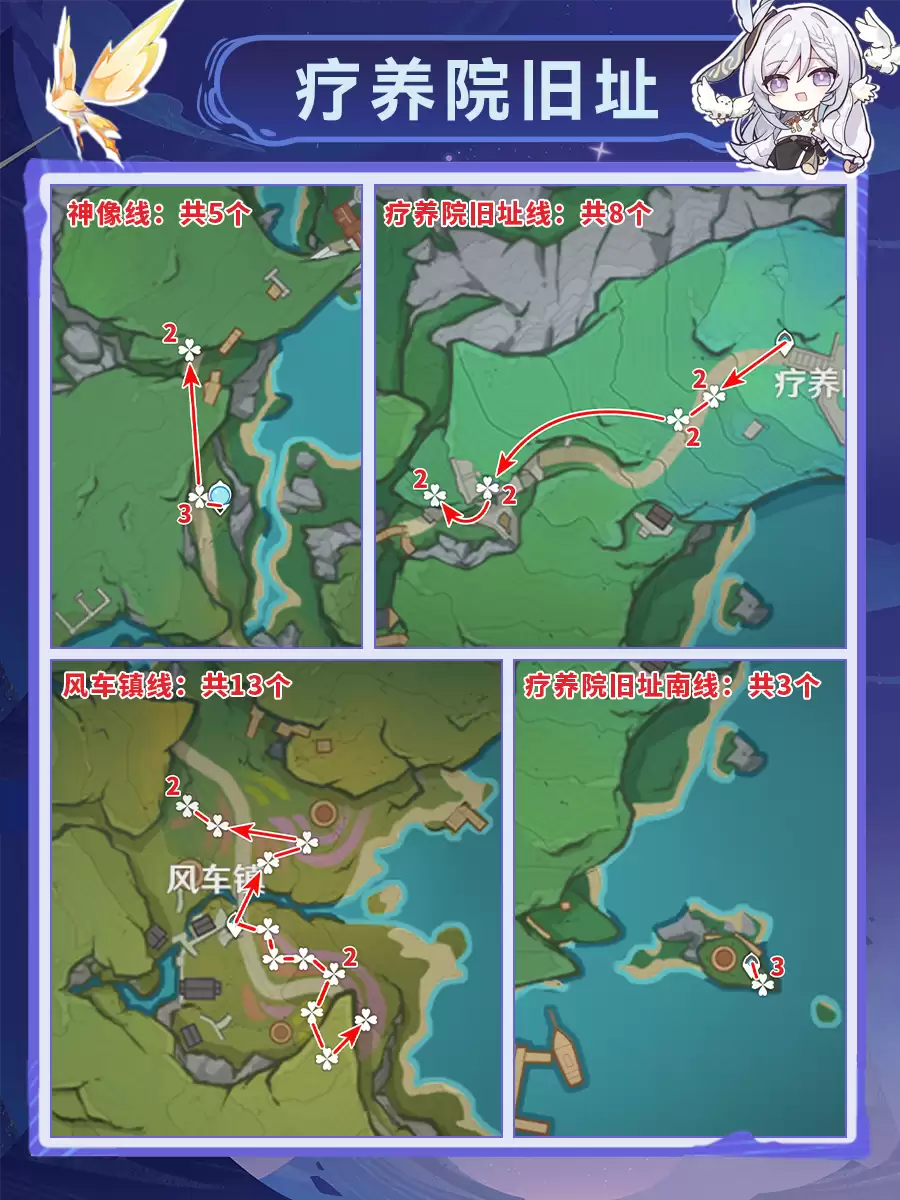 原神空羽蛾采集路线