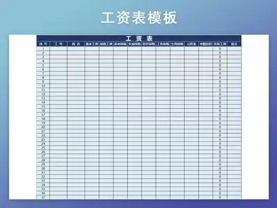 Excel如何制作工资条