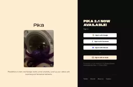 Pika-视频生成和编辑工具